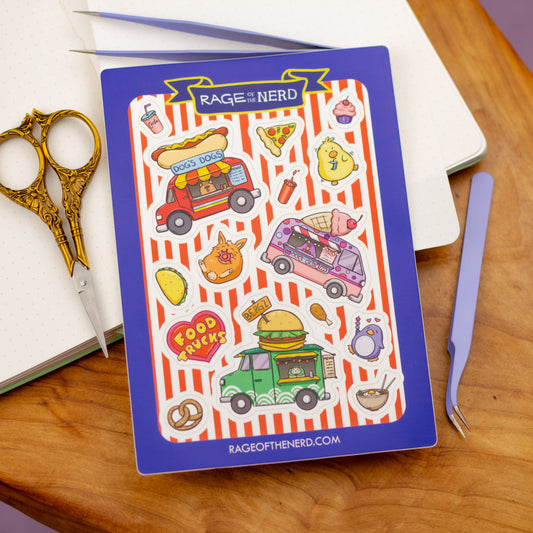 Food Truck Sticker Sheet