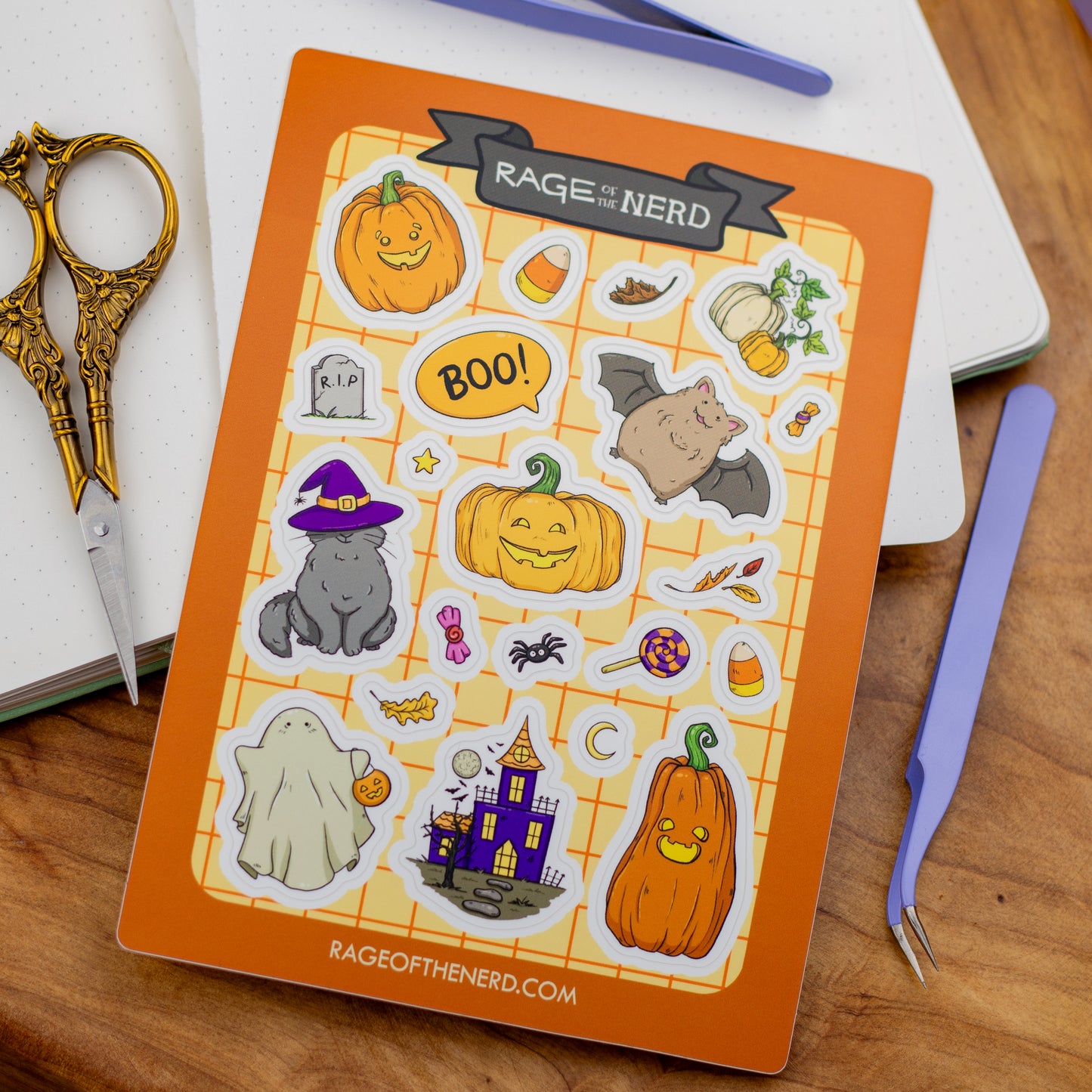 Halloween Sticker Sheet