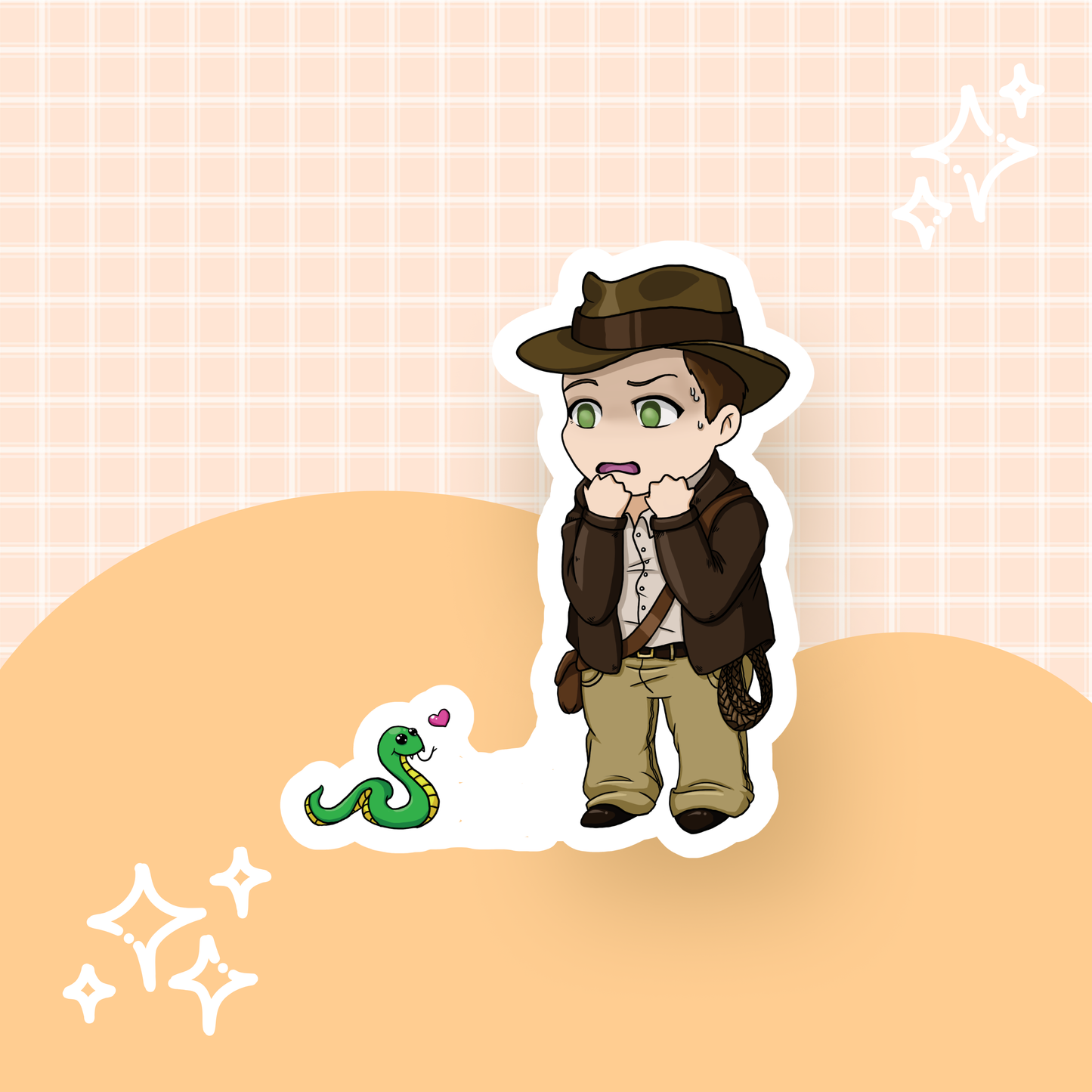 Archeologist Die Cut Sticker