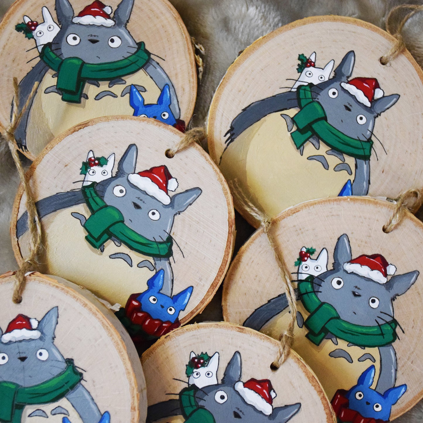 Hand-painted Cozy Tree Spirit Ornaments