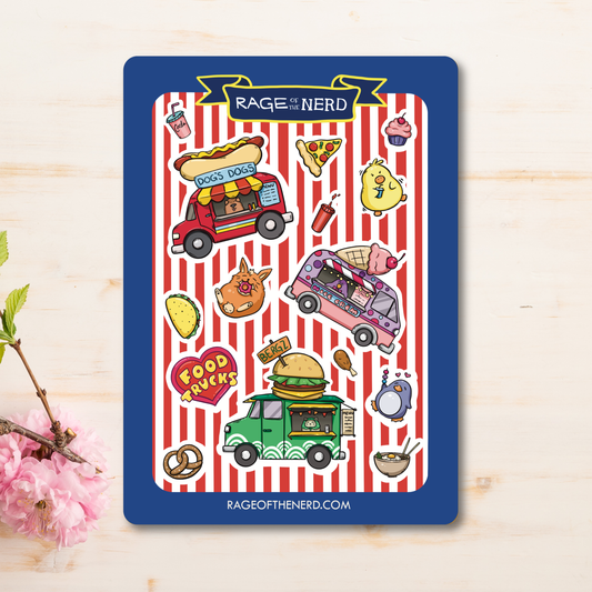 Food Truck Sticker Sheet
