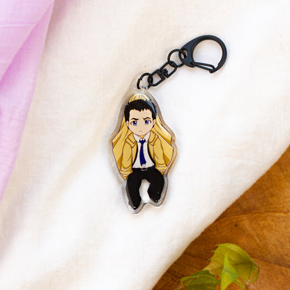 Fallen Supernatural Angel Acrylic Keychain