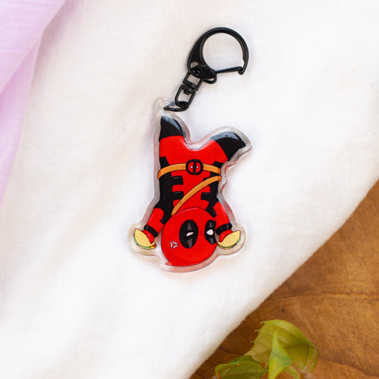 Taco Merc Superhero Acrylic Keychain