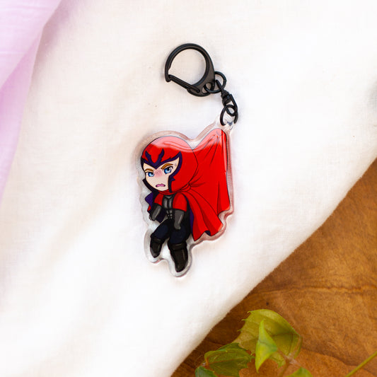 Angry Magnet Superhero Acrylic Keychain