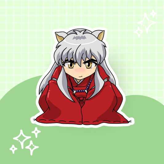 Nostalgic Anime Dog Boy Die Cut Sticker