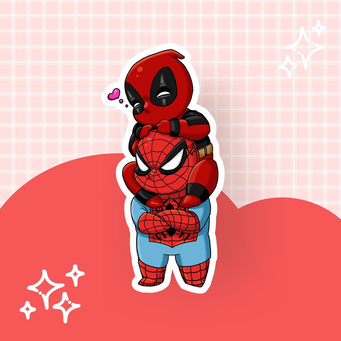 Spideypool Die Cut Sticker