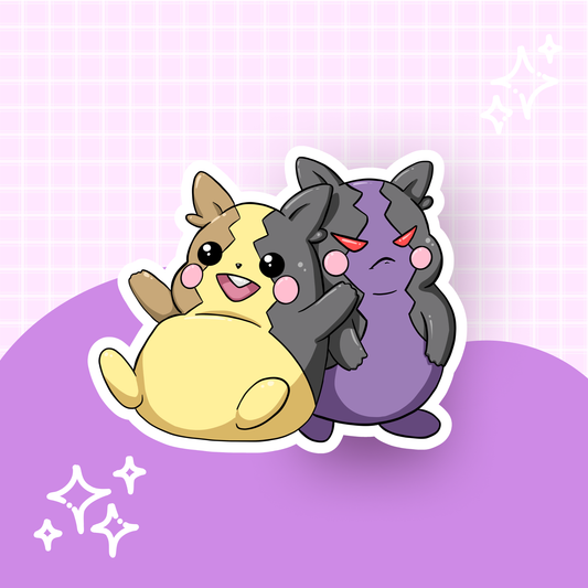 Duality Pocket Friends Pkmn Die Cut Sticker