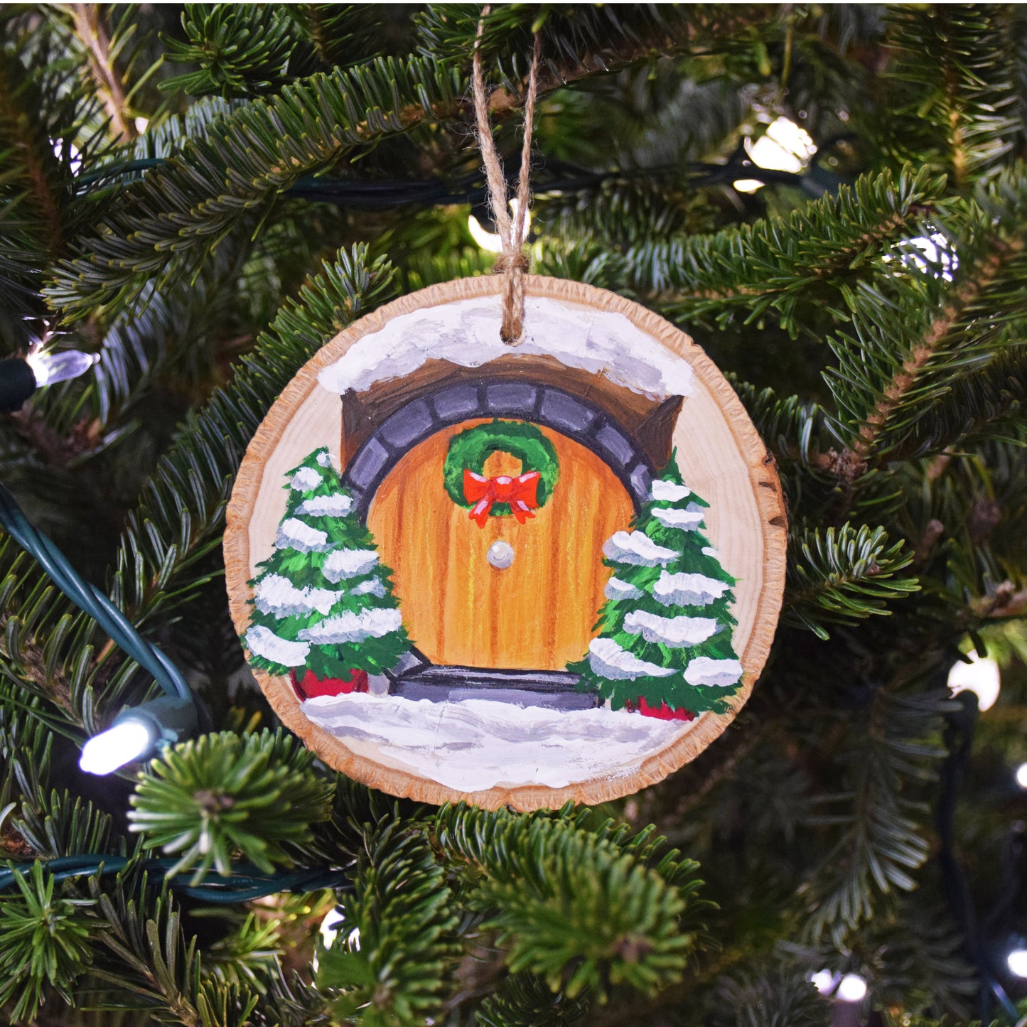 Hand-painted Cozy Fantasy Door Ornaments