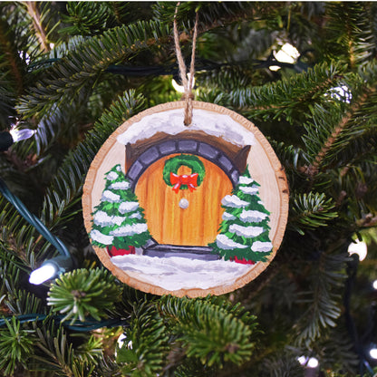 Hand-painted Cozy Fantasy Door Ornaments