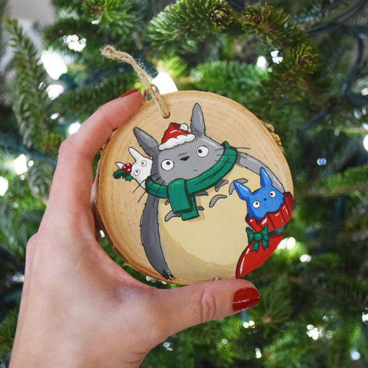 Hand-painted Cozy Tree Spirit Ornaments